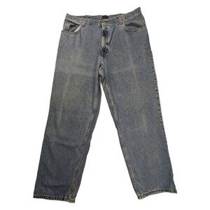 Tommy Jeans Hilfiger Distressed Baggy 42x32 True 38x30 Vintage 90s